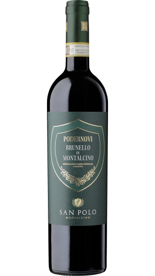 Bottle of San Polo Podernovi Brunello di Montalcino 2017 wine 750 ml