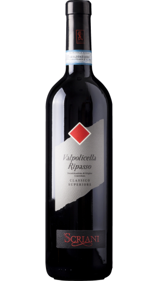 Bottle of Scriani Valpolicella Ripasso Classico Superiore 2021 wine 750 ml