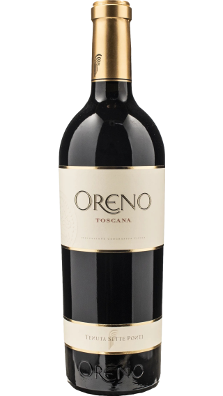 Bottle of Sette Ponti Oreno 2021 wine 750 ml