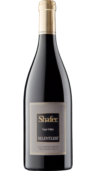 Bottle of Shafer Relentless 2017 wine 750 ml