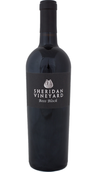 Bottle of Sheridan Vineyard Boss Block 2018 wine 750 ml