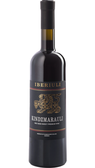 Bottle of Shumi Iberiuli Kindzmarauli 2022 wine 750 ml