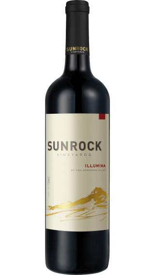 Bottle of Sunrock Illumina 2020 wine 750 ml