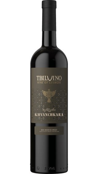 Bottle of Tbilvino Khvanchkara 2021 wine 750 ml