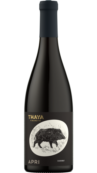 Bottle of Thaya Apri Chardonnay 2017 wine 750 ml