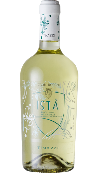 Bottle of Tinazzi Ca de Rocchi Ista Pinot Grigio 2022 wine 750 ml