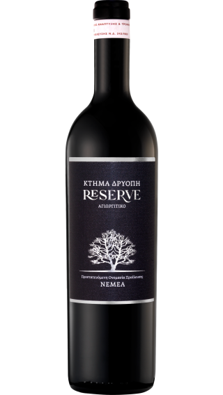 Bottle of Tselepos Driopi Reserve 2021 wine 750 ml