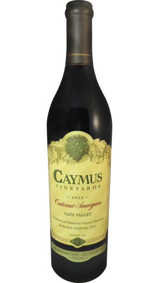 Bottle of Caymus Cabernet Sauvignon 2013 wine 750 ml