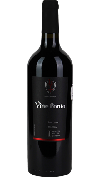 Bottle of Vine Ponto Mukuzani Qvevri 2020 wine 750 ml