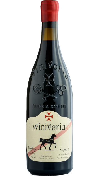 Bottle of Winiveria Saperavi 2019 wine 750 ml