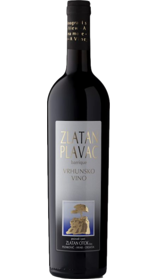 Bottle of Zlatan Otok Plavac Barrique 2018 wine 750 ml