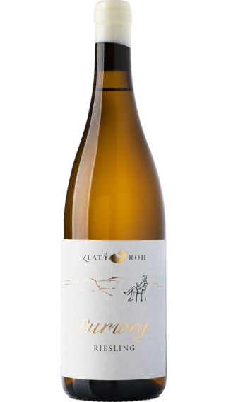 Bottle of Zlaty Roh Riesling 2020 wine 750 ml