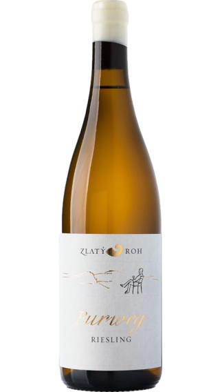 Bottle of Zlaty Roh Riesling 2021 wine 750 ml