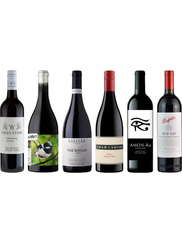 Degustační premium balíček australský vín Shiraz