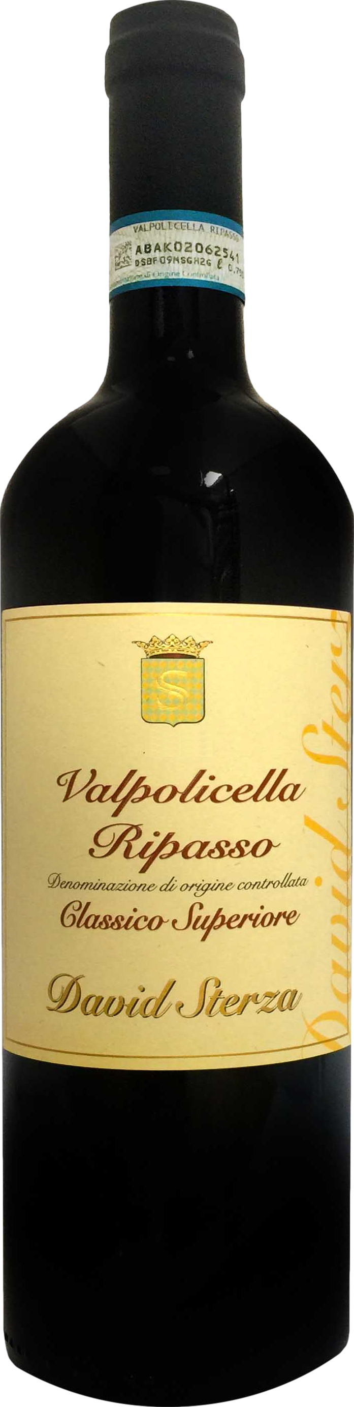 David Sterza Valpolicella Classico Superiore Ripasso 2021 Červené 14.0% 0.75 l (holá láhev)
