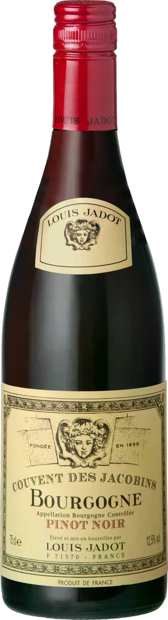 Louis Jadot Couvent des Jacobins Bourgogne Rouge 2023 Červené 12.5% 0.75 l (holá láhev)