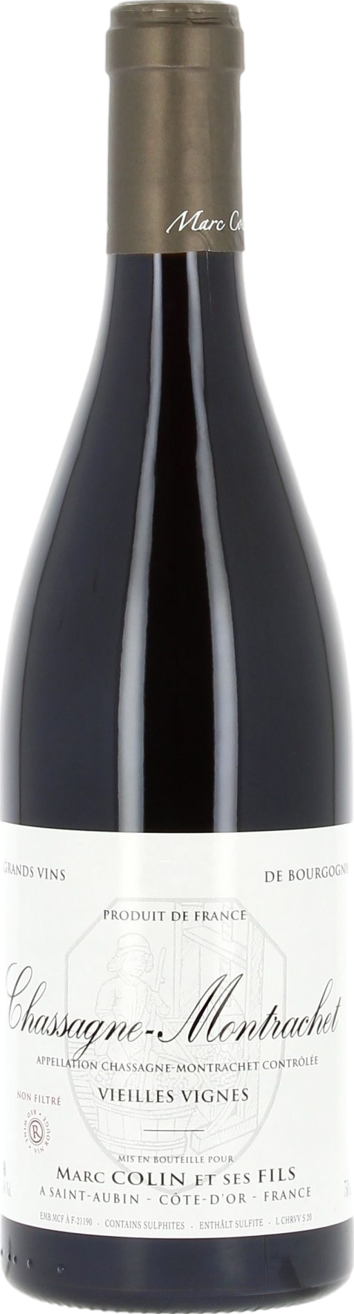 Marc Colin et Fils Chassagne Montrachet Vieilles Vignes Rouge 2023 Červené 13.0% 0.75 l (holá láhev)