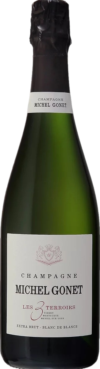 Champagne Michel Gonet Les 3 Terroirs Blanc de Blancs Grand Cru Extra Brut 2020 Šumivé 12.5% 0.75 l (holá láhev)