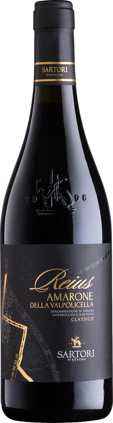 Sartori di Verona Reius Amarone della Valpolicella Classico 2020 Červené 15.1% 0.75 l (holá láhev)