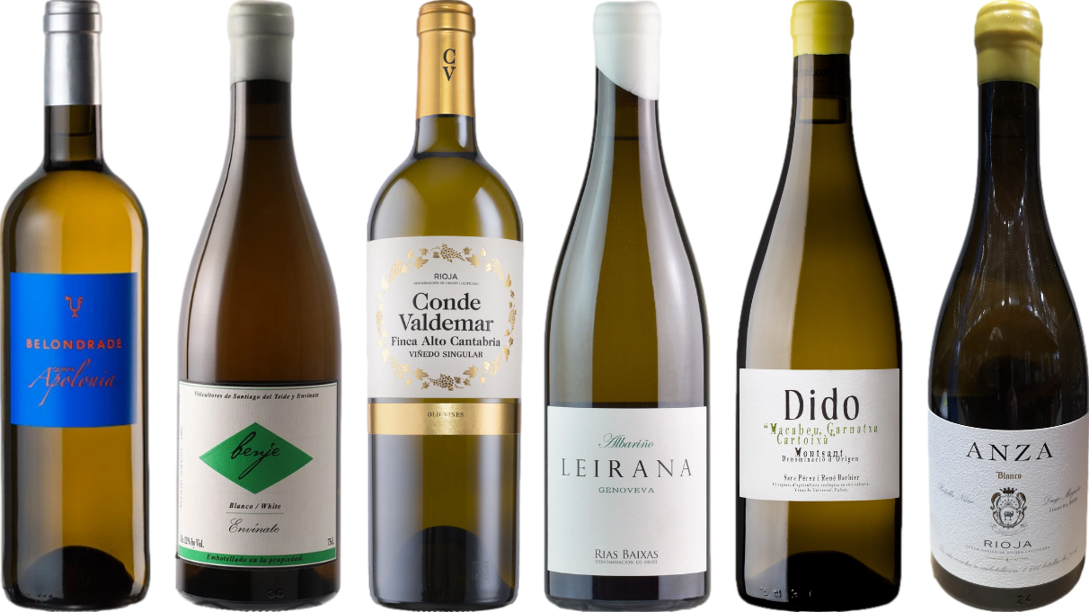 Španělské bílé víno Premium Degustační Balíček