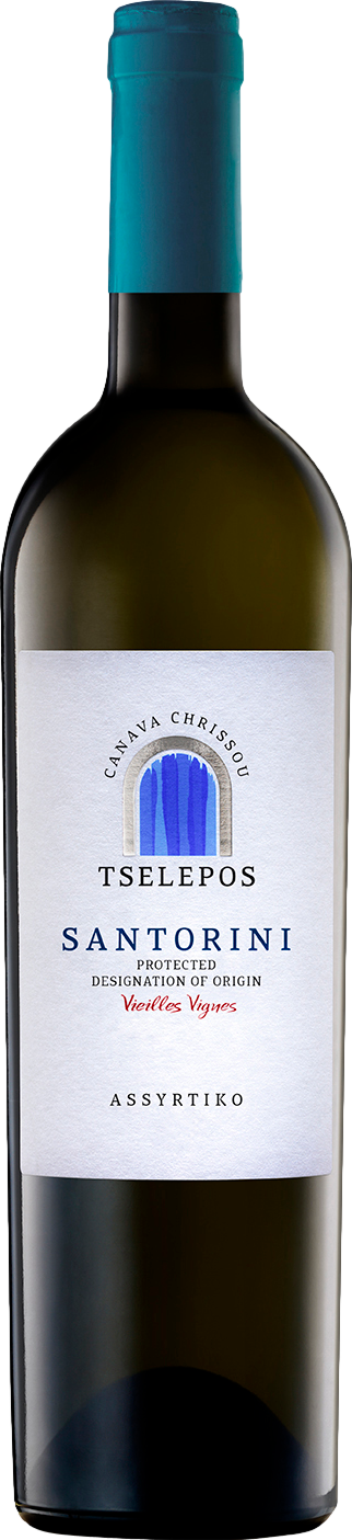 Tselepos Canava Chrissou Santorini Assyrtiko 2023 Bílé 14.0% 0.75 l (holá láhev)