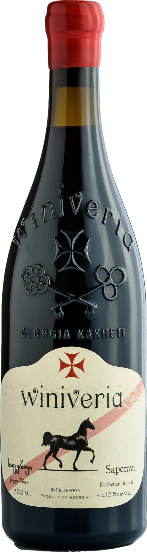 Winiveria Saperavi 2020 Červené 14.0% 0.75 l (holá láhev)