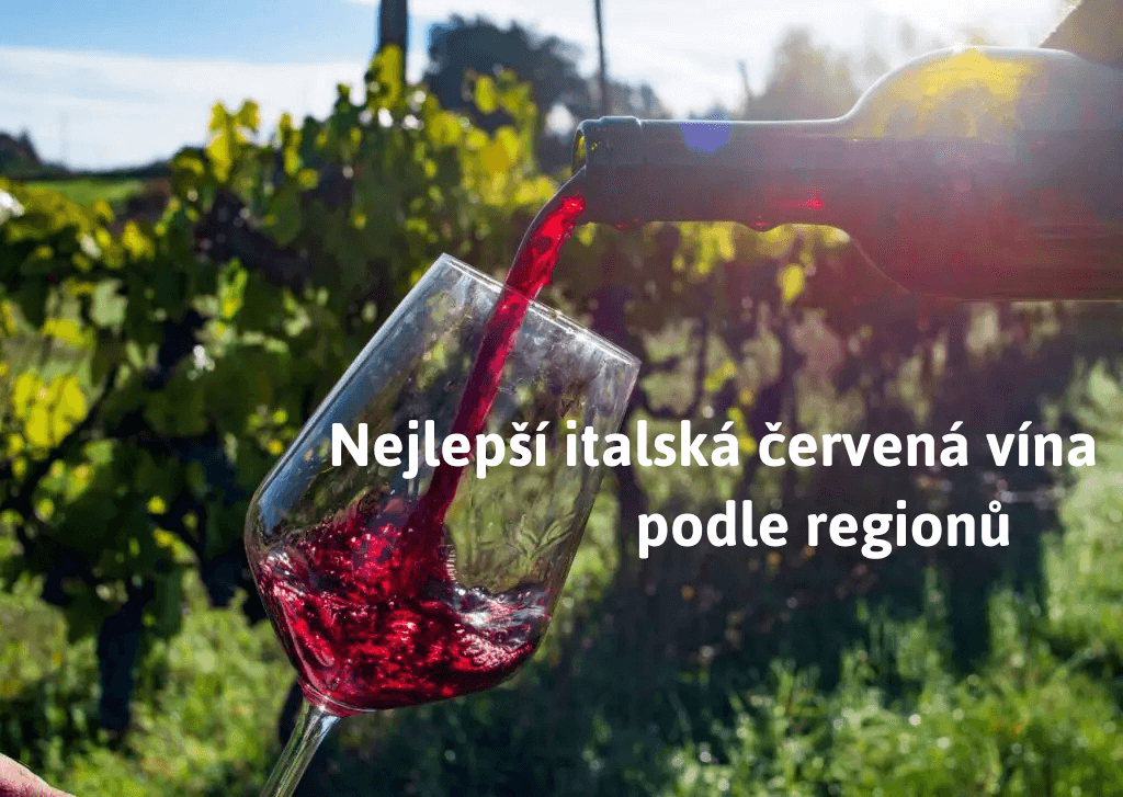 Nejlepší italská červená vína podle regionů