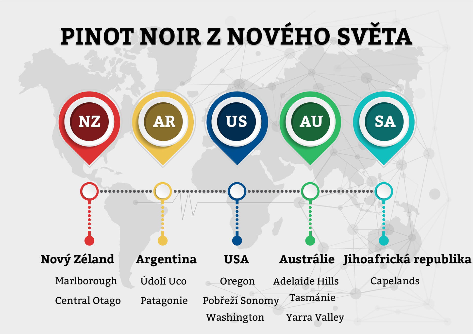 PINOT NOIR Z NOVÉHO SVĚTA