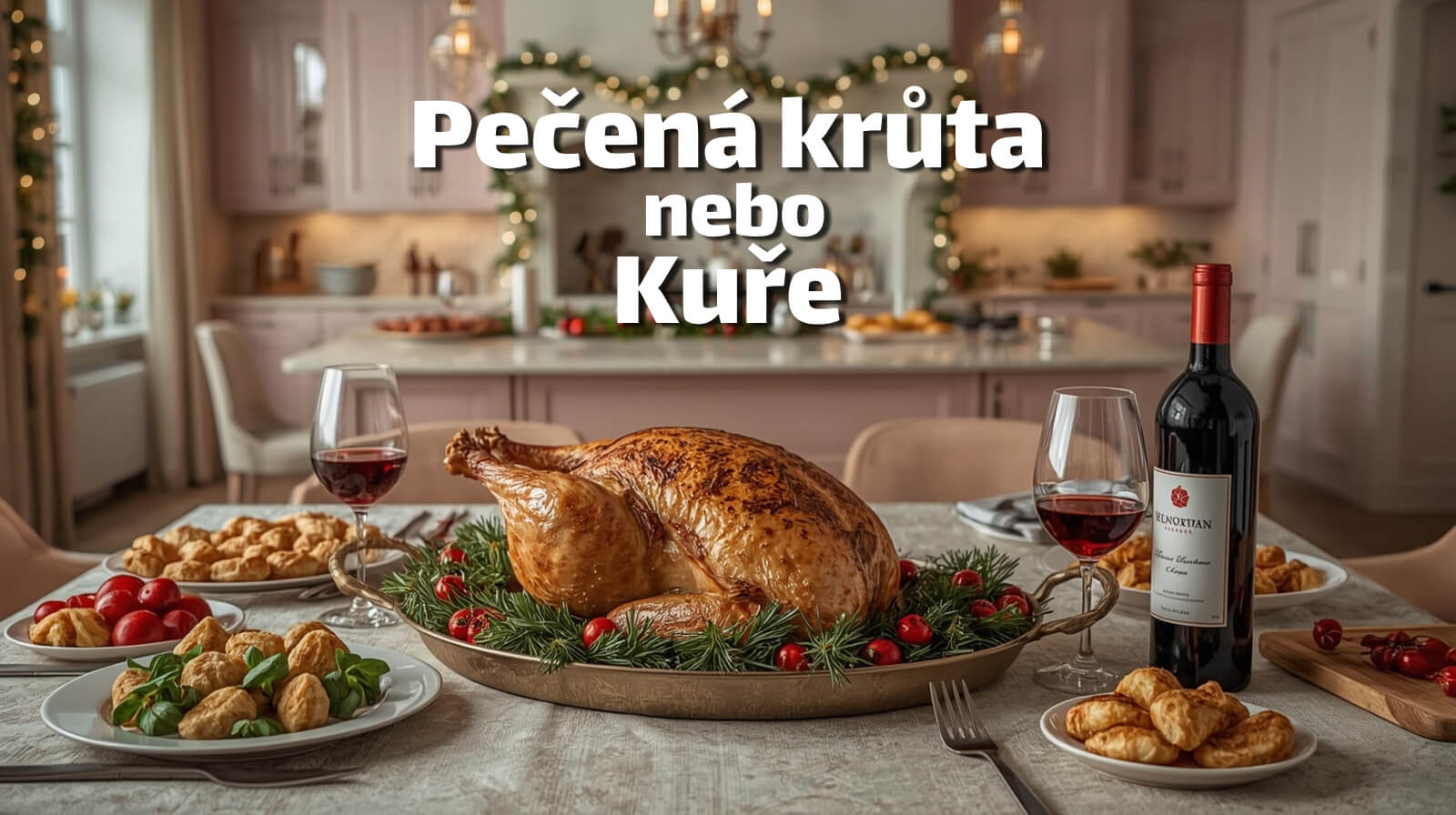 Pečená krůta nebo kuře