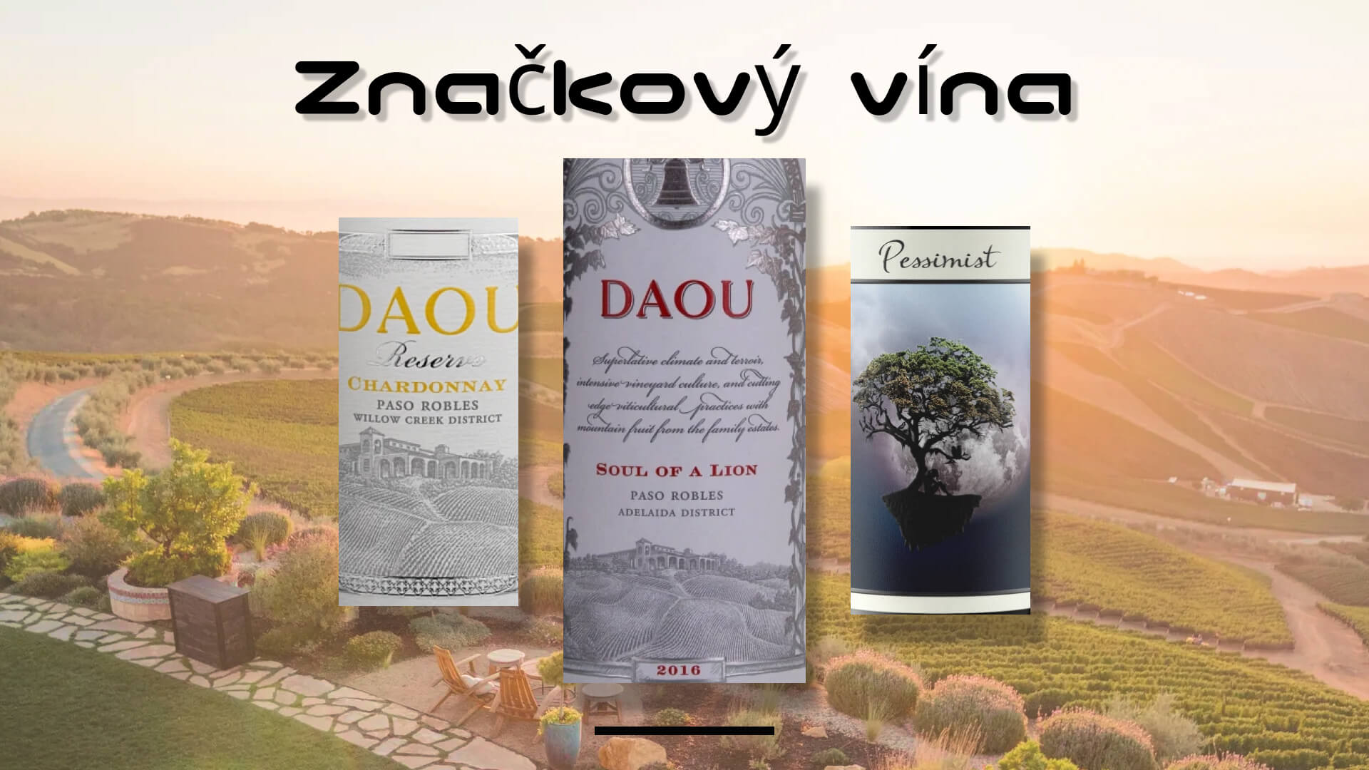 Značkový vína